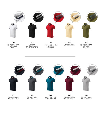 Polo Shirt men’s - Collar Up 256