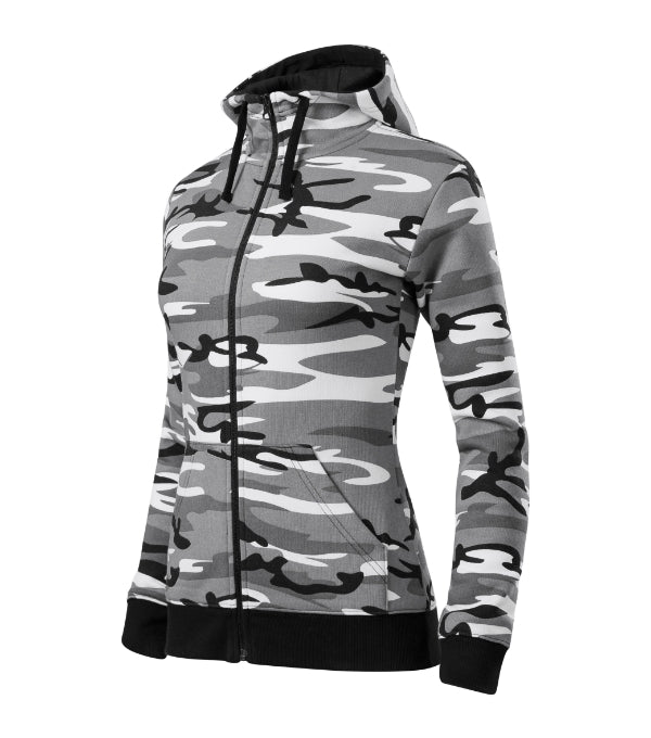 Sweatshirt women’s - Camo Zipper C20