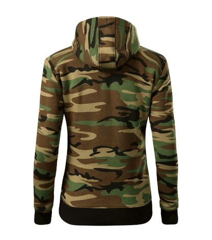 Sweatshirt women’s - Camo Zipper C20