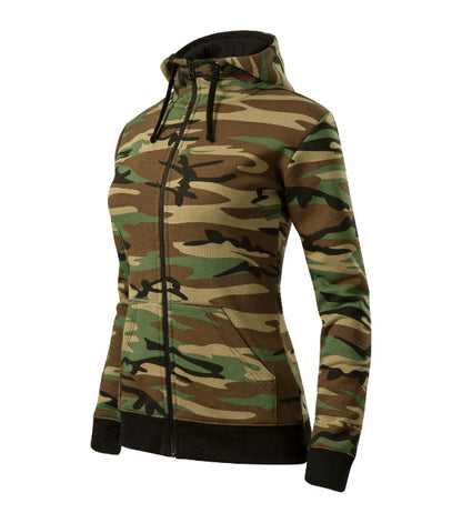 Sweatshirt women’s - Camo Zipper C20