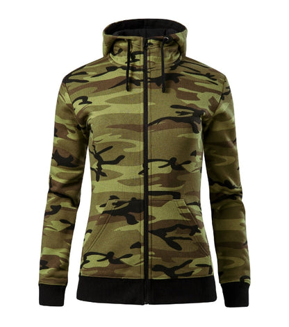 Sweatshirt women’s - Camo Zipper C20